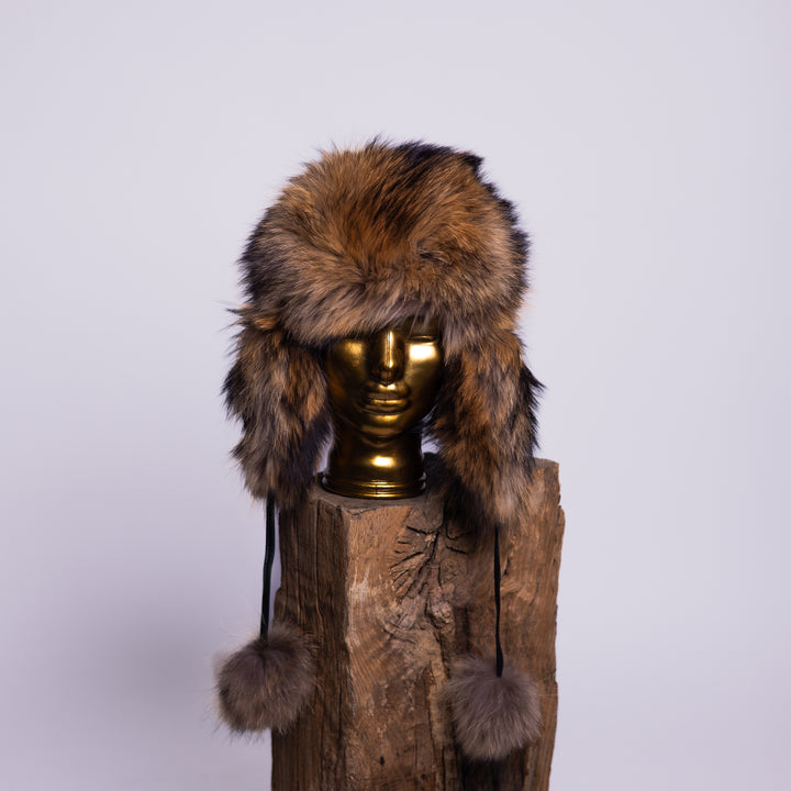 Raccoon Fur Hat Mamma Reykjavík