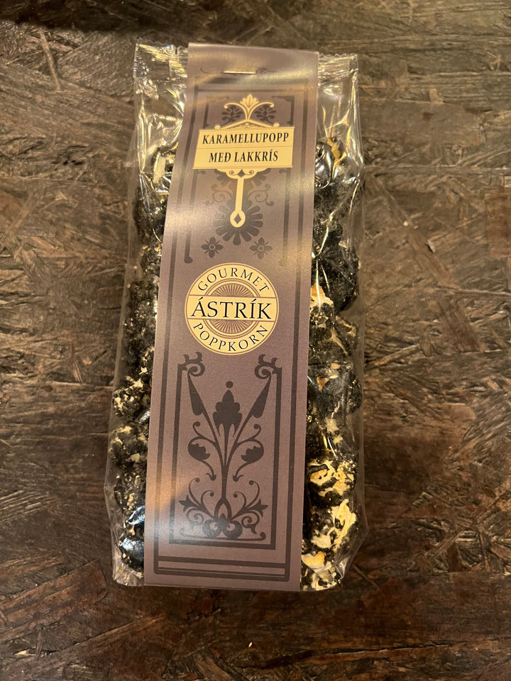 Ástrík Gourmet Popcorn - Caramel with Liquorice