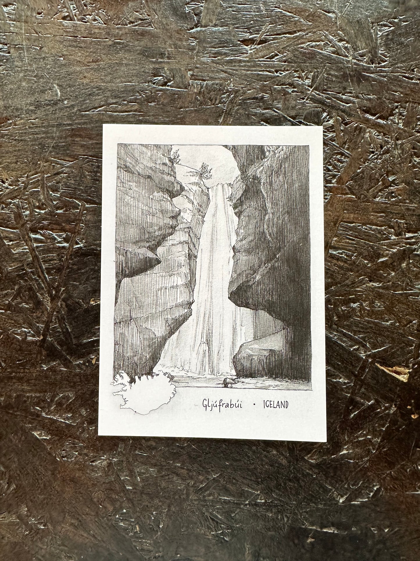 Postcard A6 Gljúfrabúi - Jana Tomanová