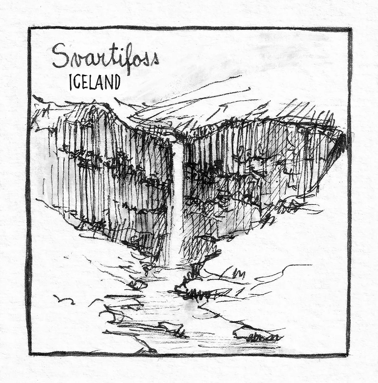 Magnet Svartifoss - Jana Tomanová