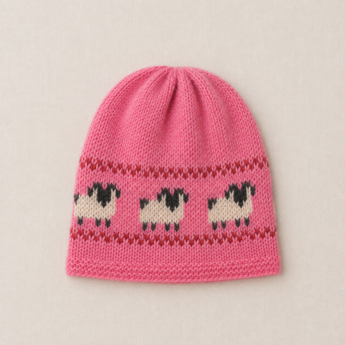 Handknitted Wool Hat by STEINUNN