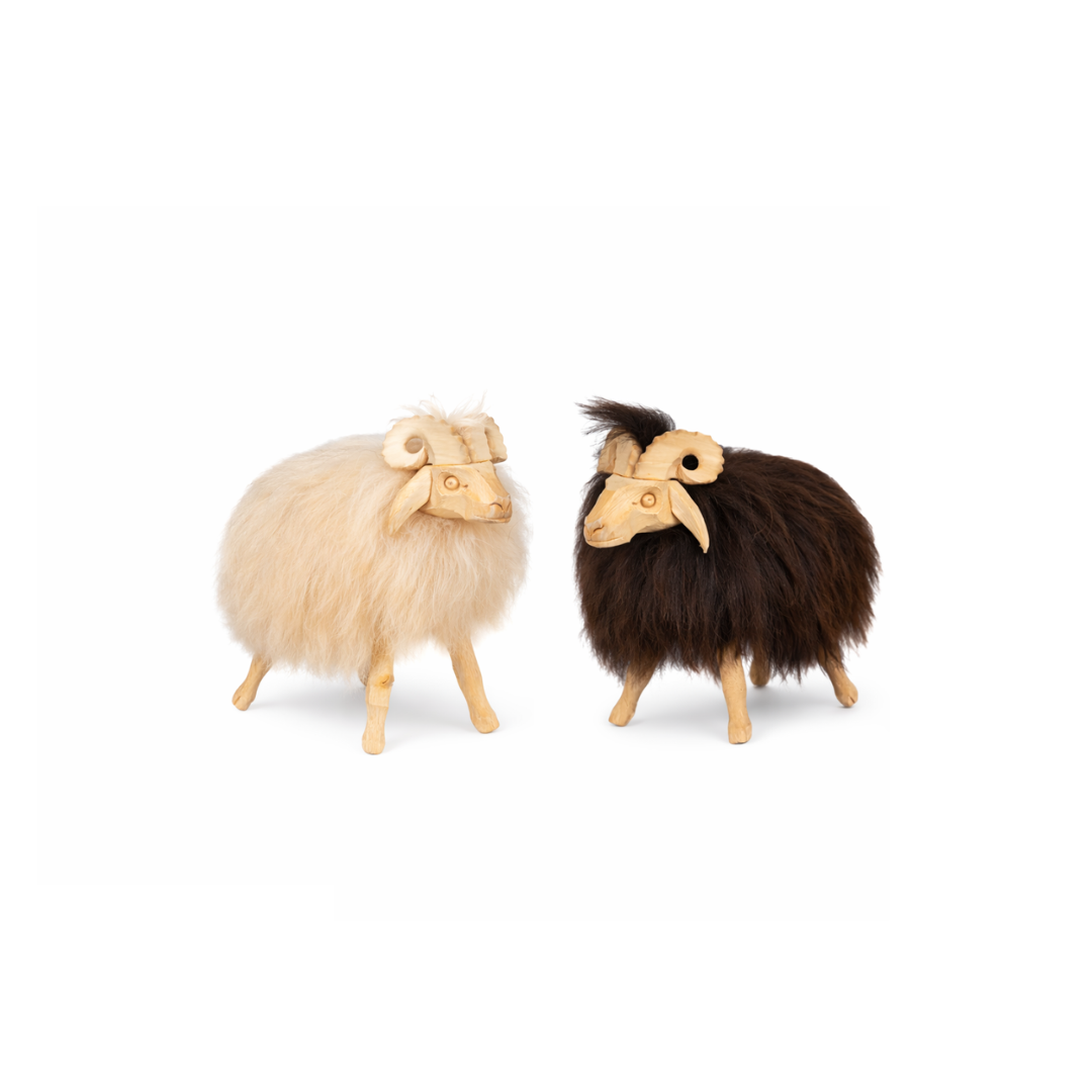 Iceland Handmade Rams Icelandic Sheep & Ram Decoration - Mamma Reykjavík – Remember Reykjavík