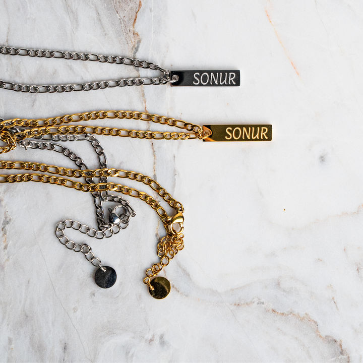 Icelandic Love Necklace - Blakk by B