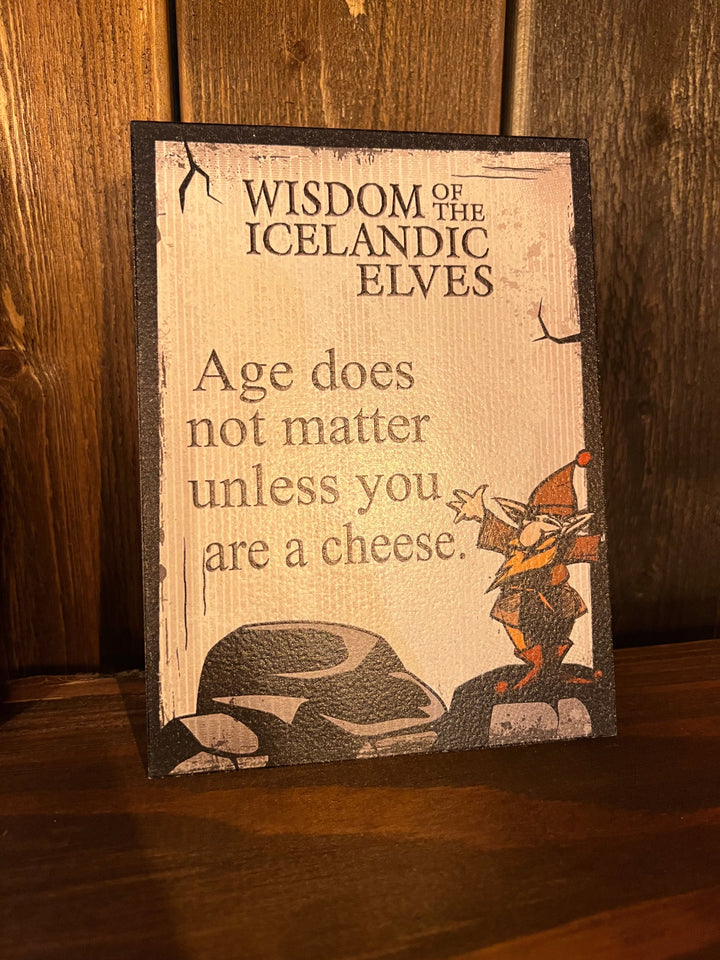 Quote Poster - Wisdom of the Icelandic Elves