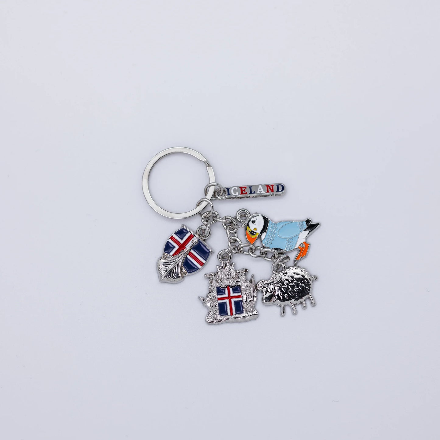 Keychain Four Landmarks - Minjagripir.is