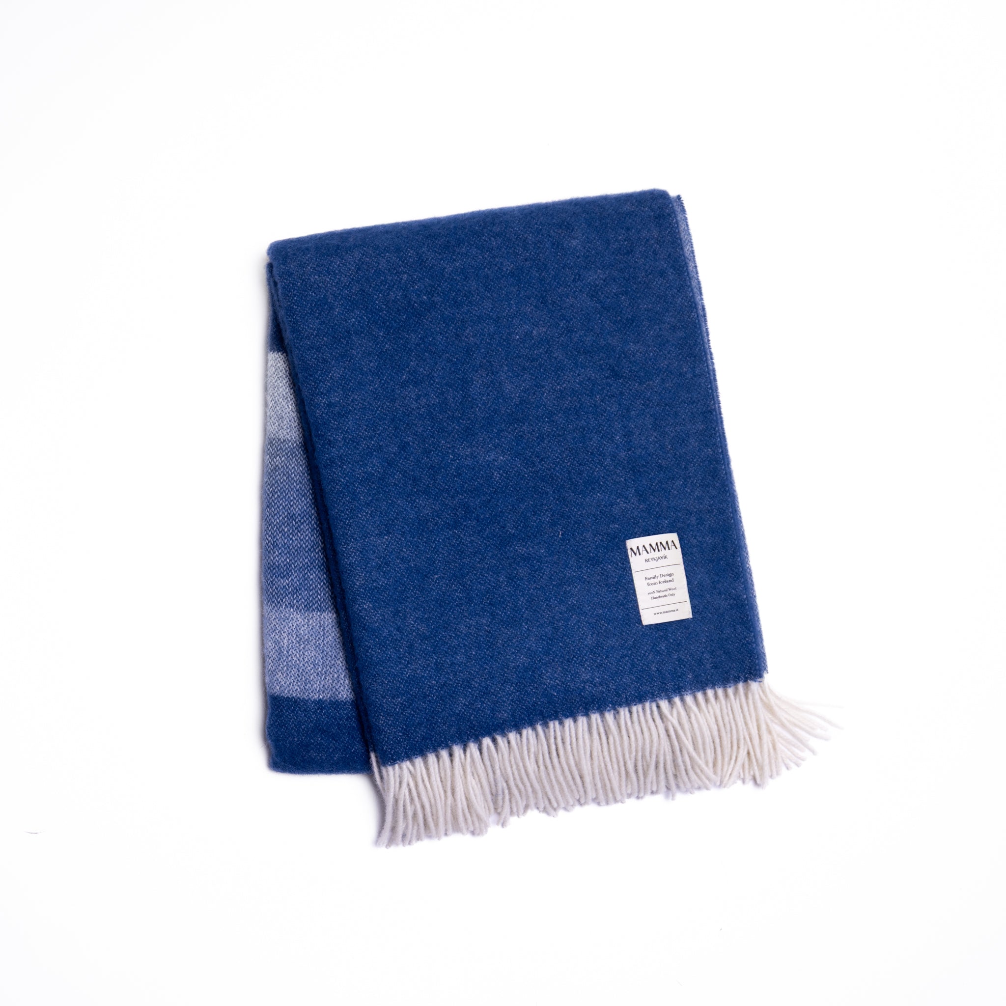 Family Design Wool Blanket by Mamma Reykjavík