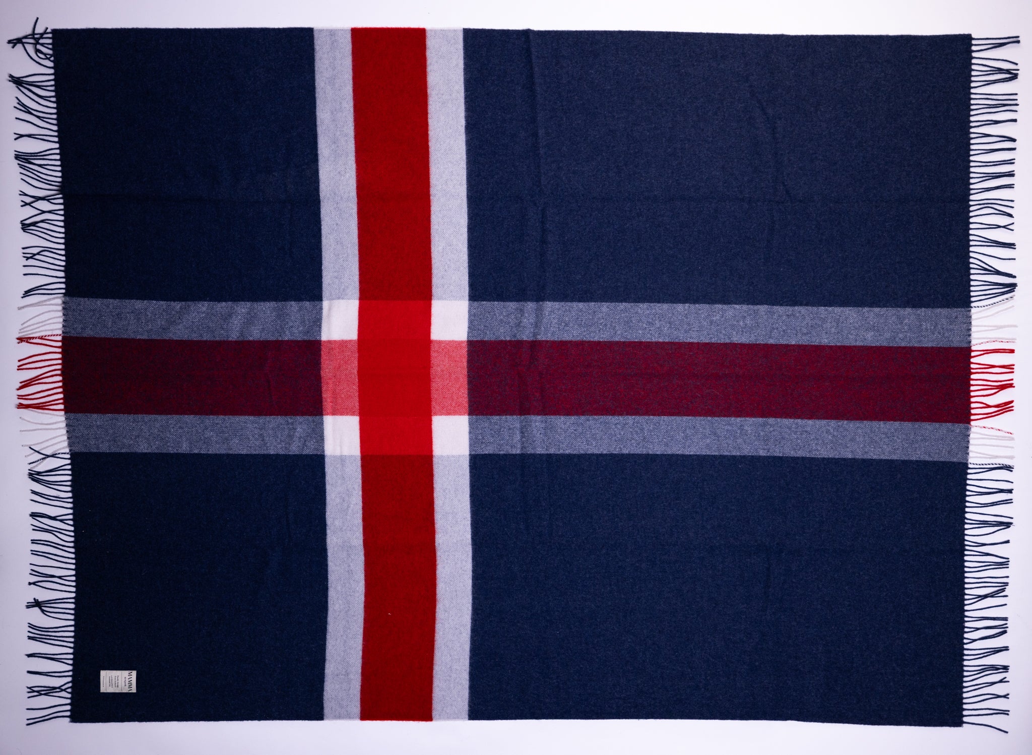 Family Design Wool Blanket by Mamma Reykjavík