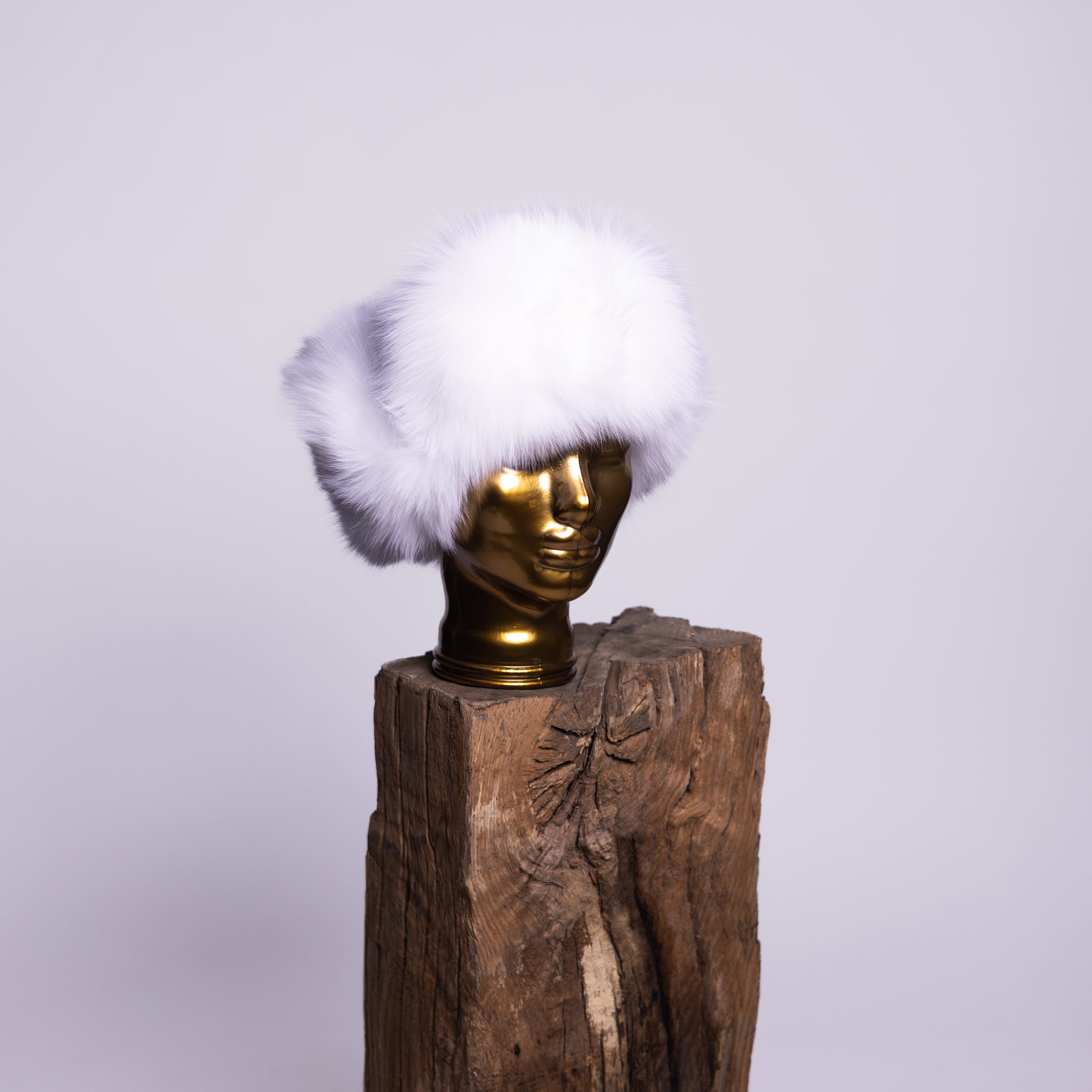 Sheep Leather Fox / Raccoon Fur Hat Mamma Reykjavík