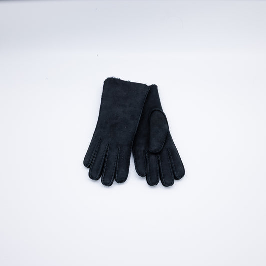 Klippa - Black Lamb Shearling Gloves - Mamma Reykjavík