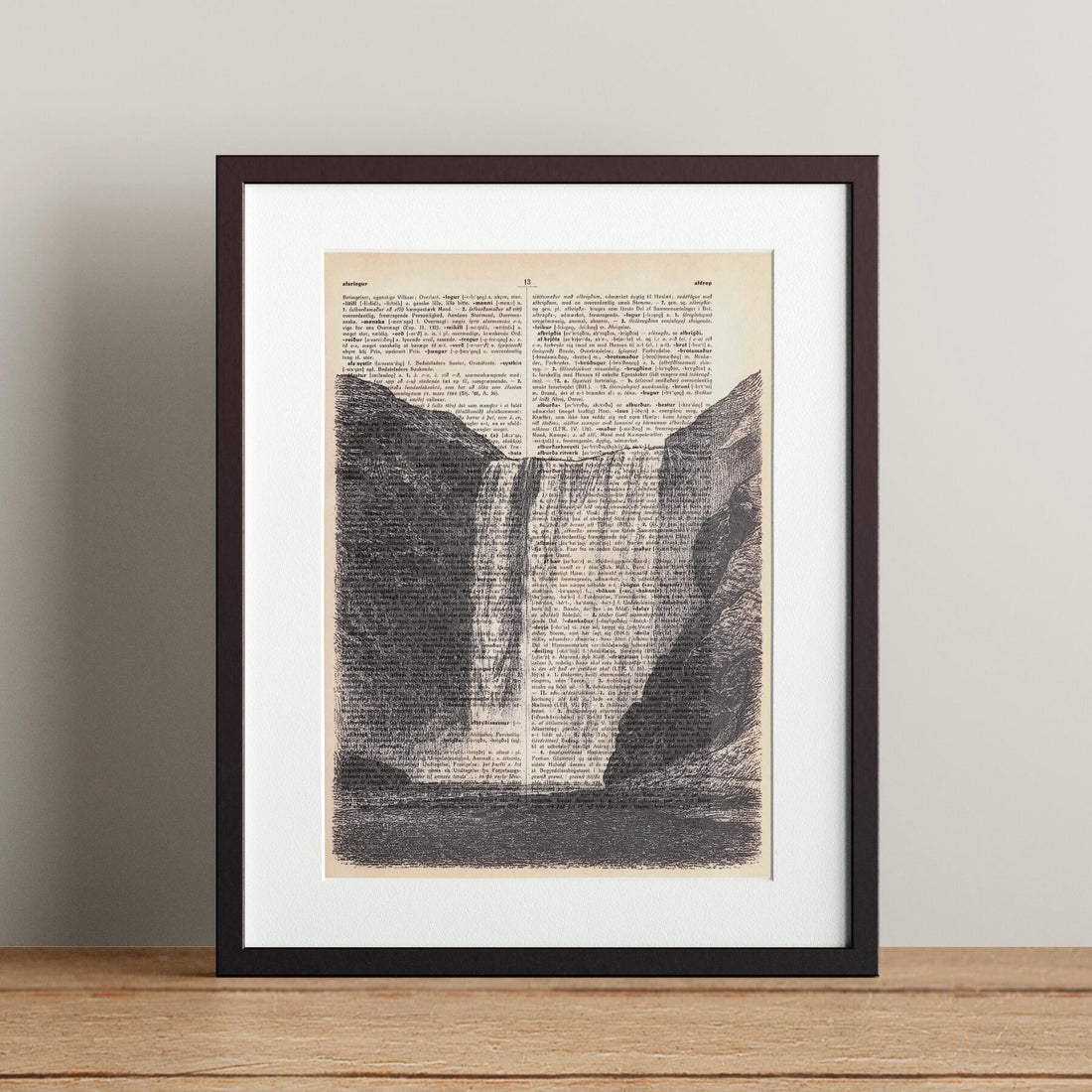 Vintage Book Art Prints - Fjordic