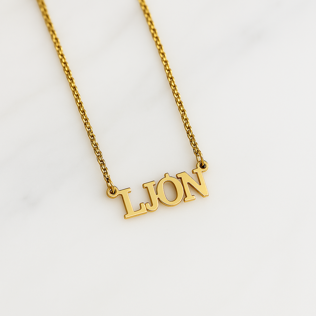 Icelandic Starsign Necklace - Blakk by B