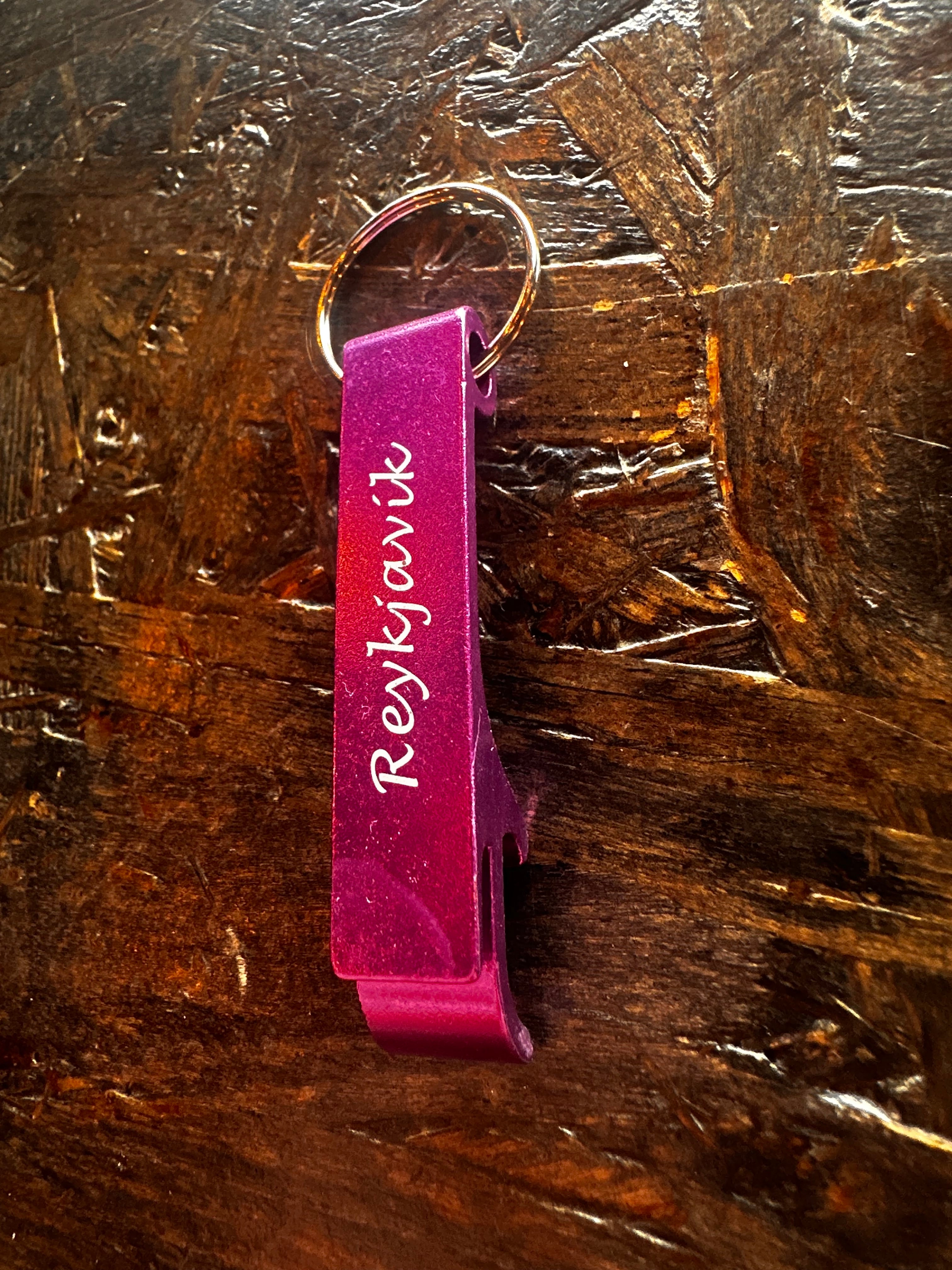Reykjavík Iceland Keychain Bottle Opener