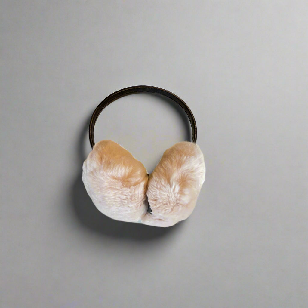 Rabbit Earmuffs Leather Band - Mamma Reykjavík