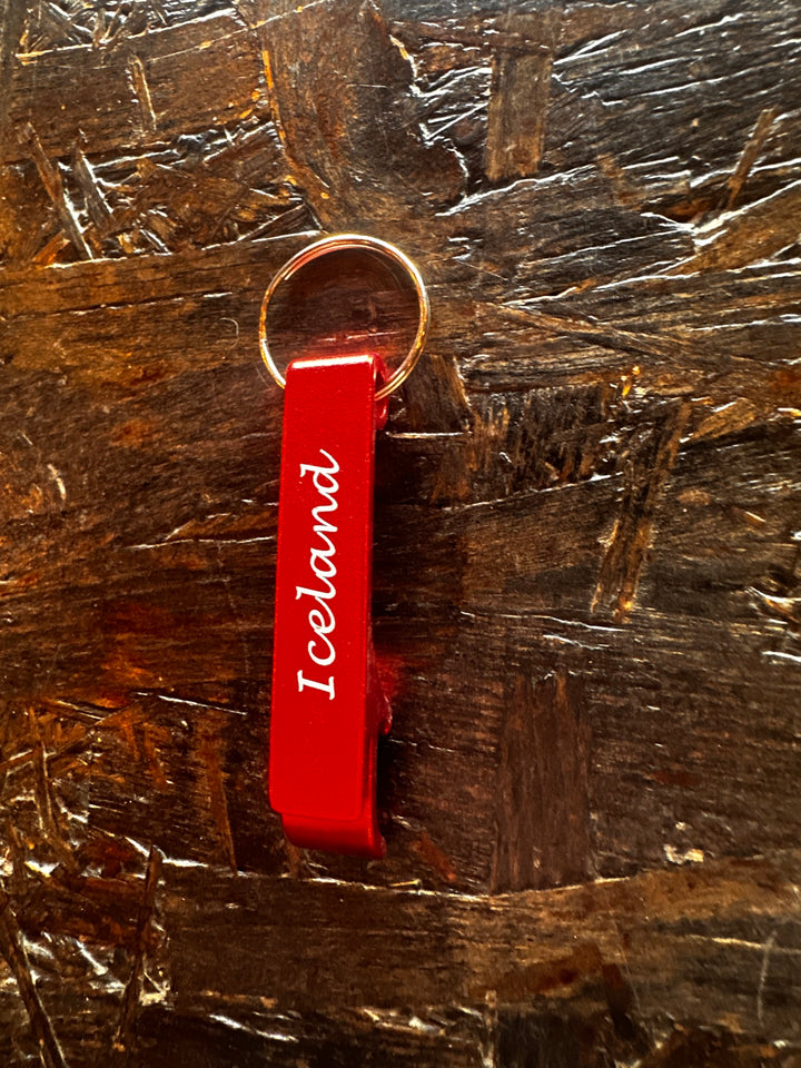 Reykjavík Iceland Keychain Bottle Opener