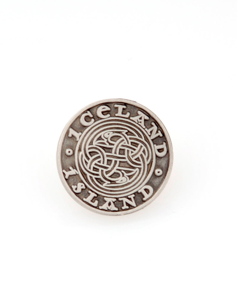 Lapel Pin with Icelandic Symbols