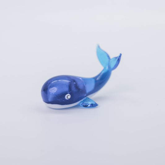 Glass Figurine Whale (Large) - Minjagripir.is