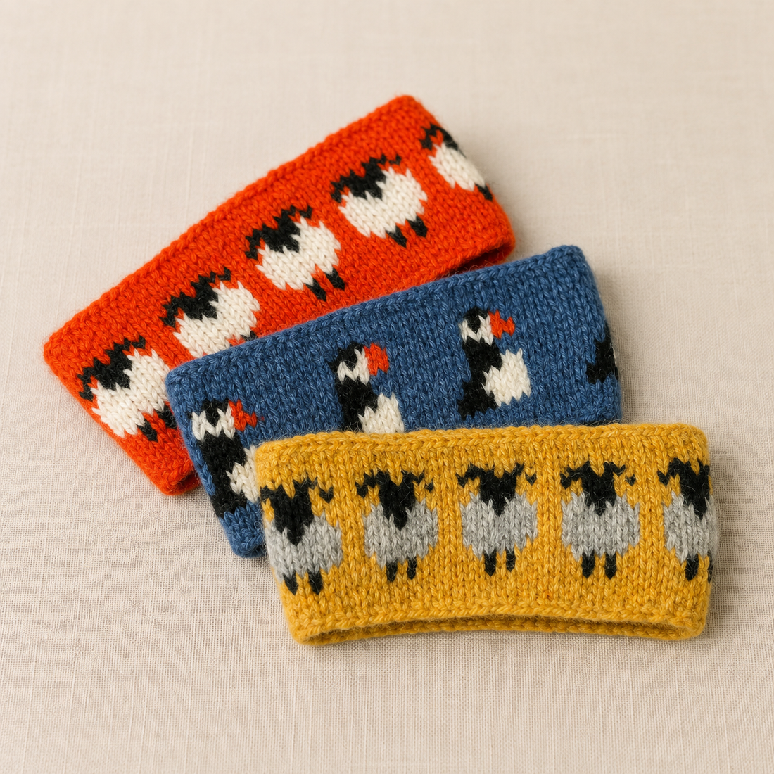 Handknitted Wool Headband by JÓHANNA