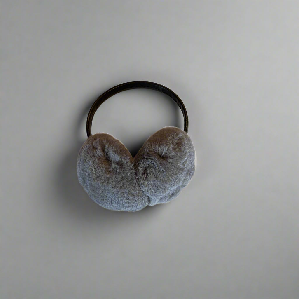 Rabbit Earmuffs Leather Band - Mamma Reykjavík