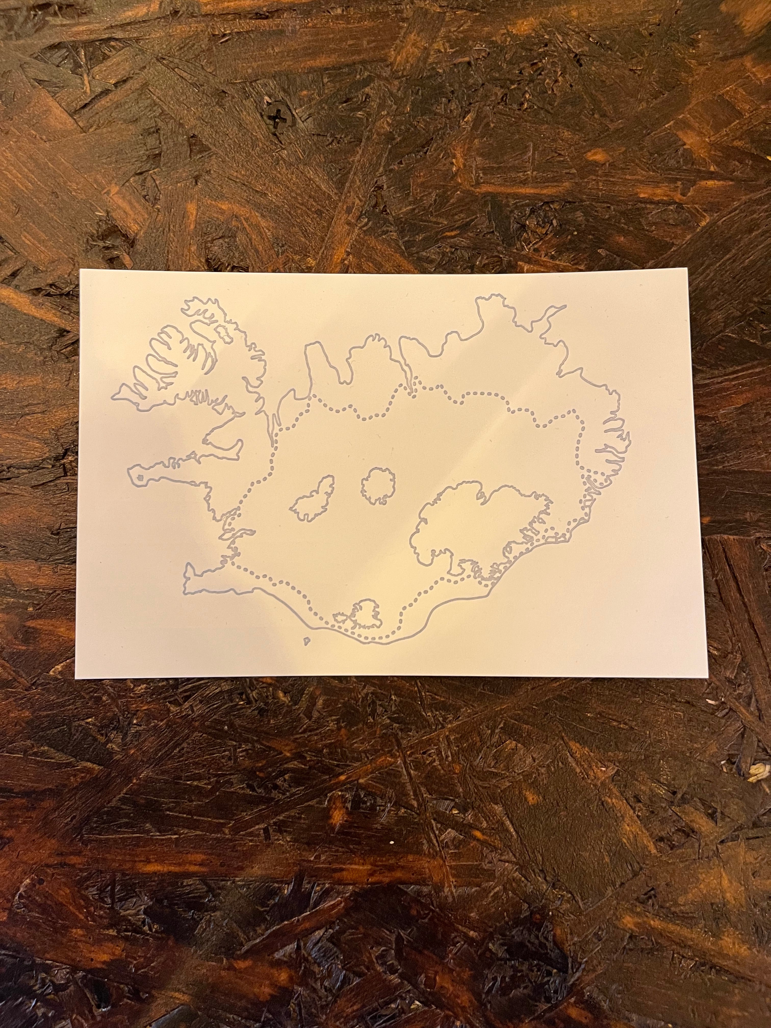 Postcard - Reykjavík Letterpress