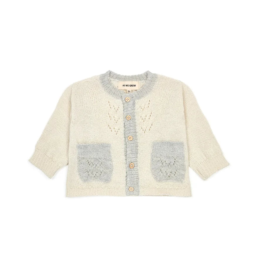 Lace Pocket Cardigan - As We Grow