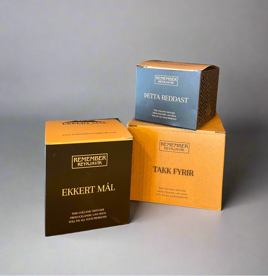 Volcanic Rock Diffuser - Remember Reykjavík