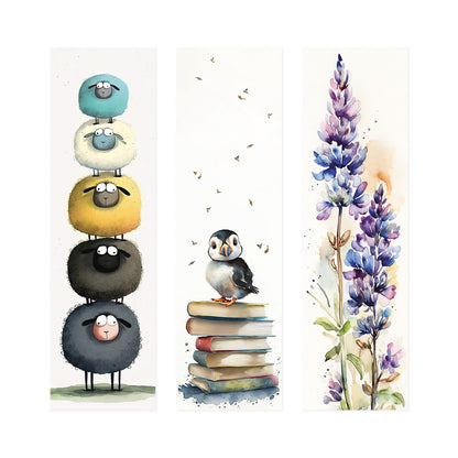 Bookmark - Drunken Puffin