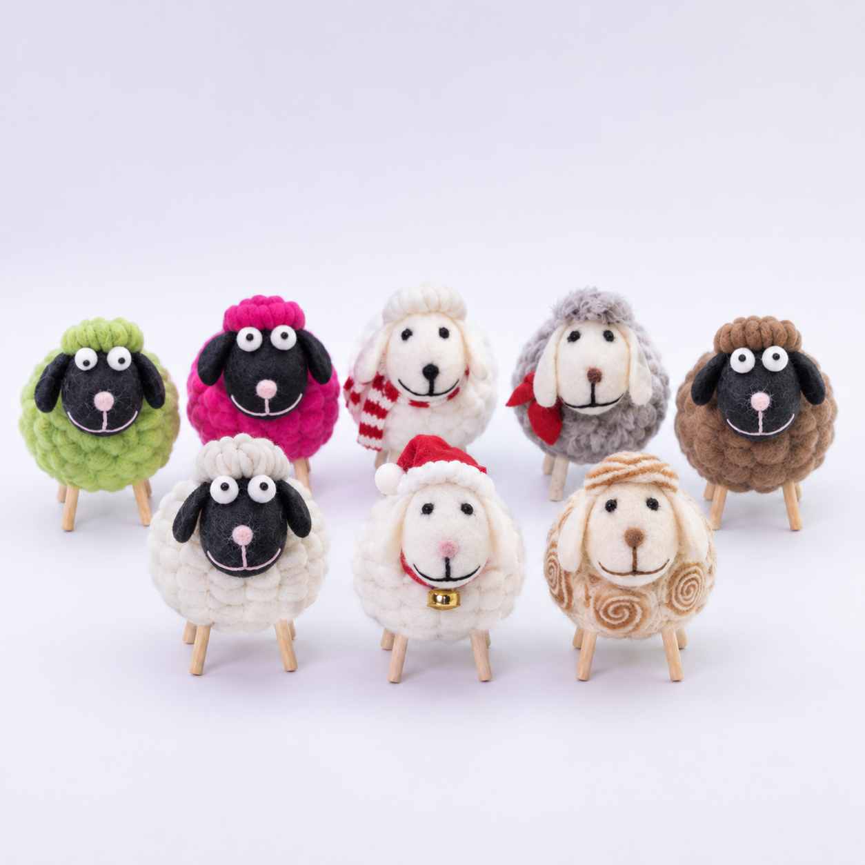 Cute Colorful Sheep - Remember Iceland