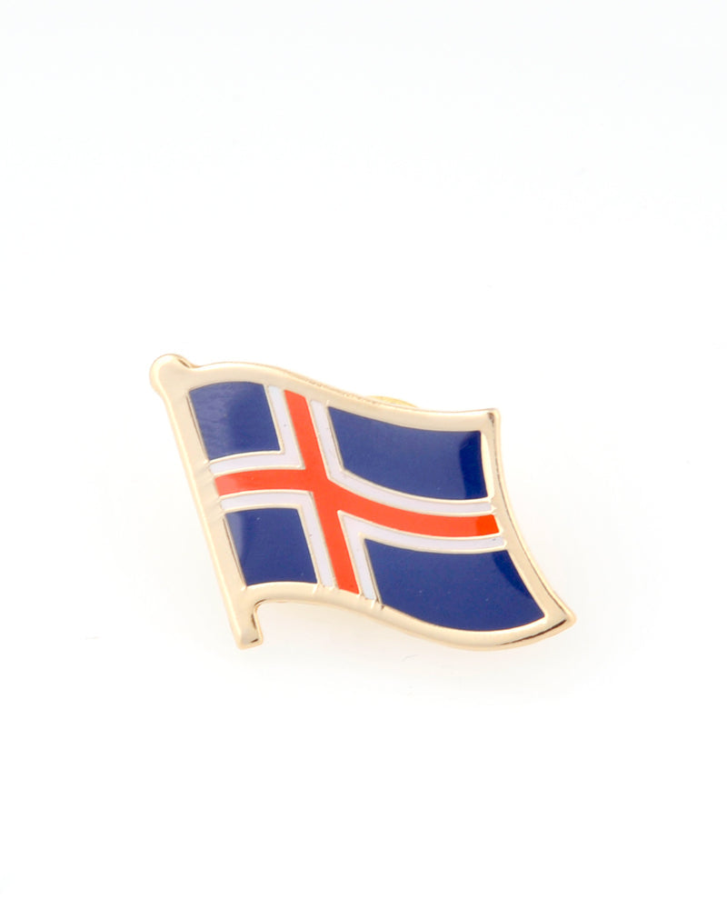 Lapel Pin with Icelandic Symbols