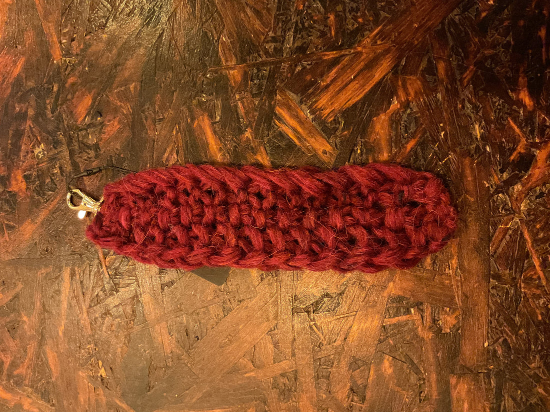 Handknitted Wool Keychain - Mamma Reykjavík