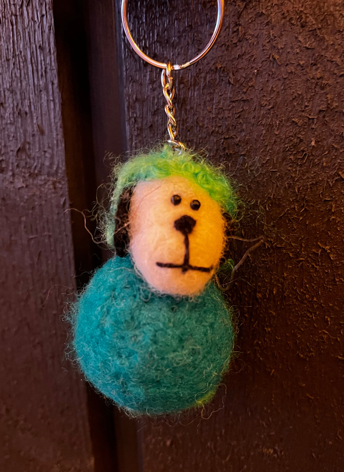 Handmade Wool Sheep Keychain – Remember Reykjavík