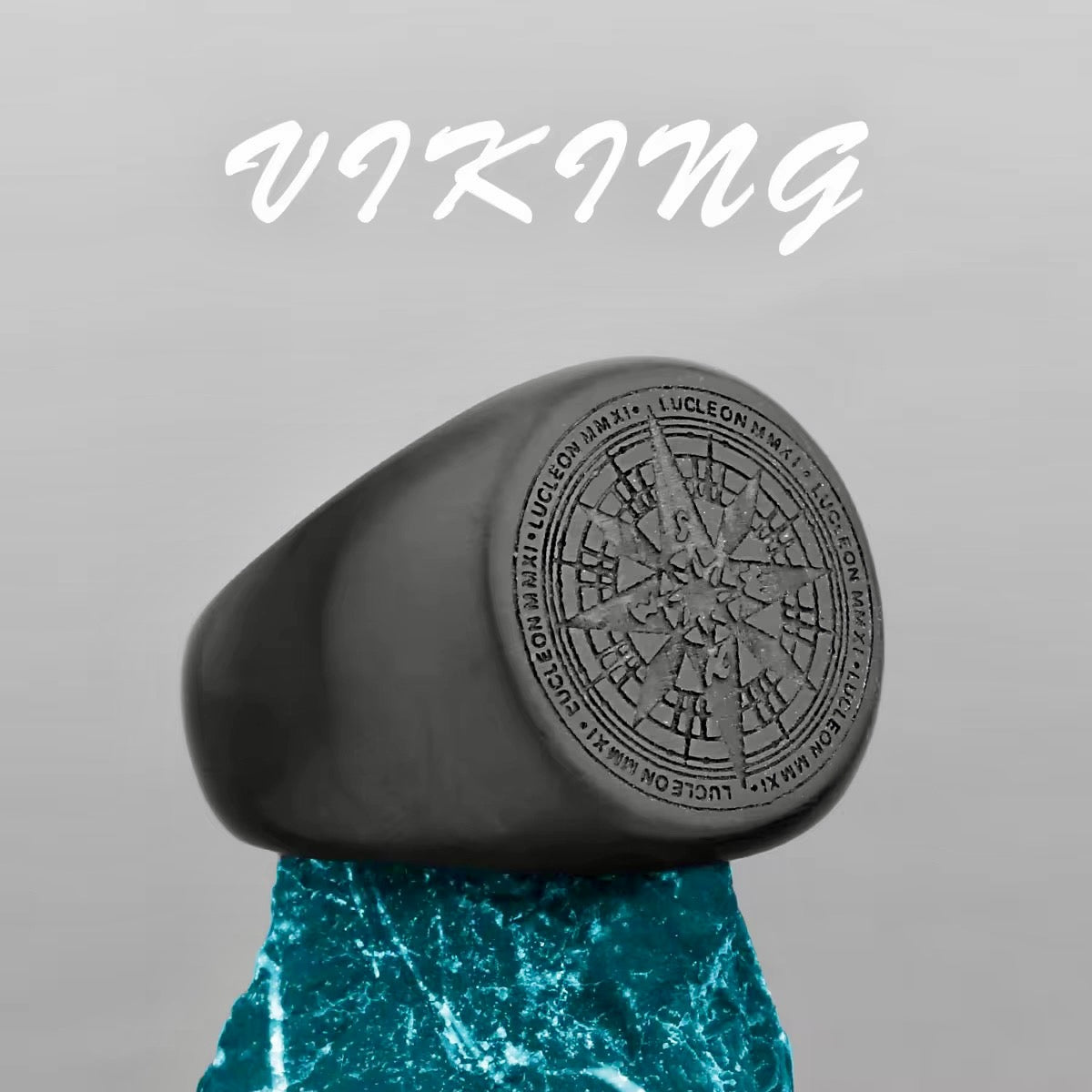 Ring - Solid - Viking Compass