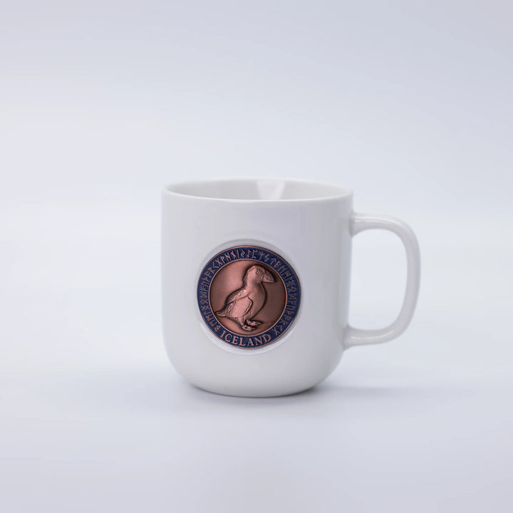 White Porcelain Mug - Minjagripir.is