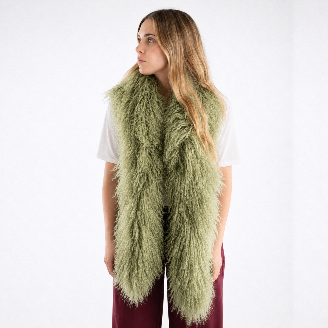 Lamb Fur Scarf - Mamma Reykjavík