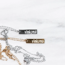 Icelandic Love Necklace - Blakk by B