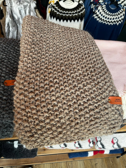 Wool Blanket Mamma Reykjavík Handmade With Love