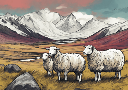 Postcard A6 Ísland by Monika