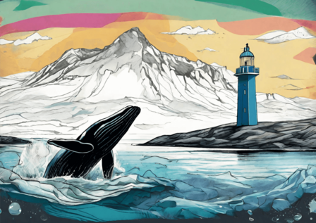 Postcard A6 Ísland by Monika