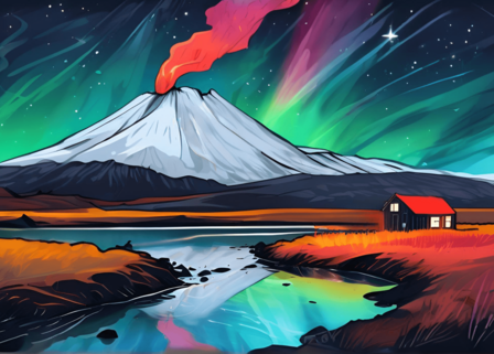 Postcard A6 Ísland by Monika