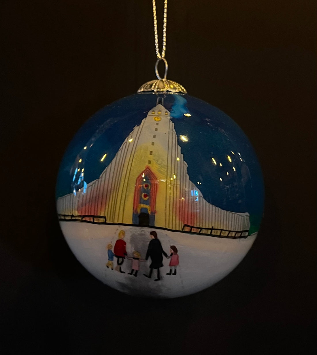 Handpainted Icelandic Glass Bauble - Gæfumunir