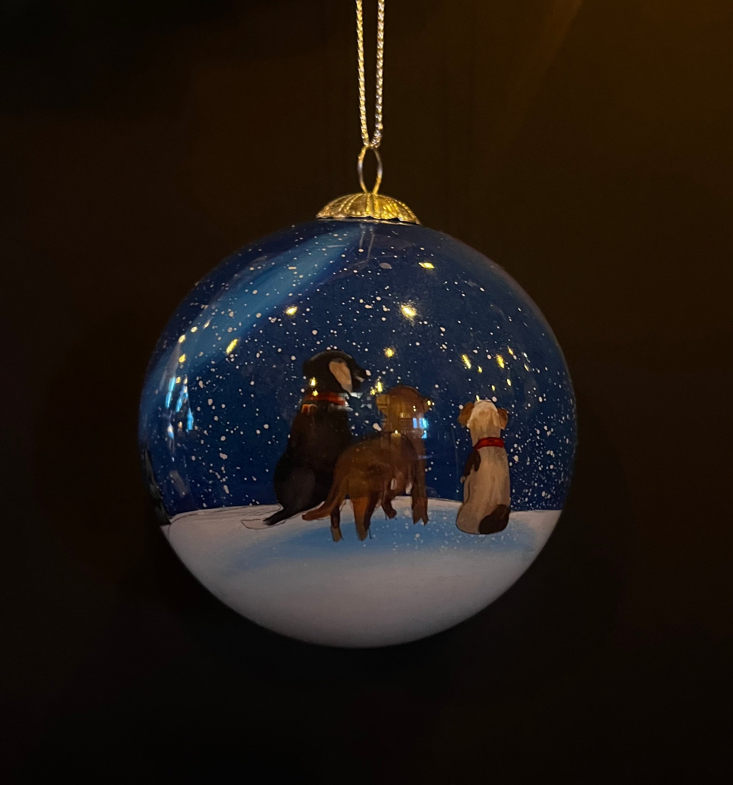 Handpainted Icelandic Glass Bauble - Gæfumunir