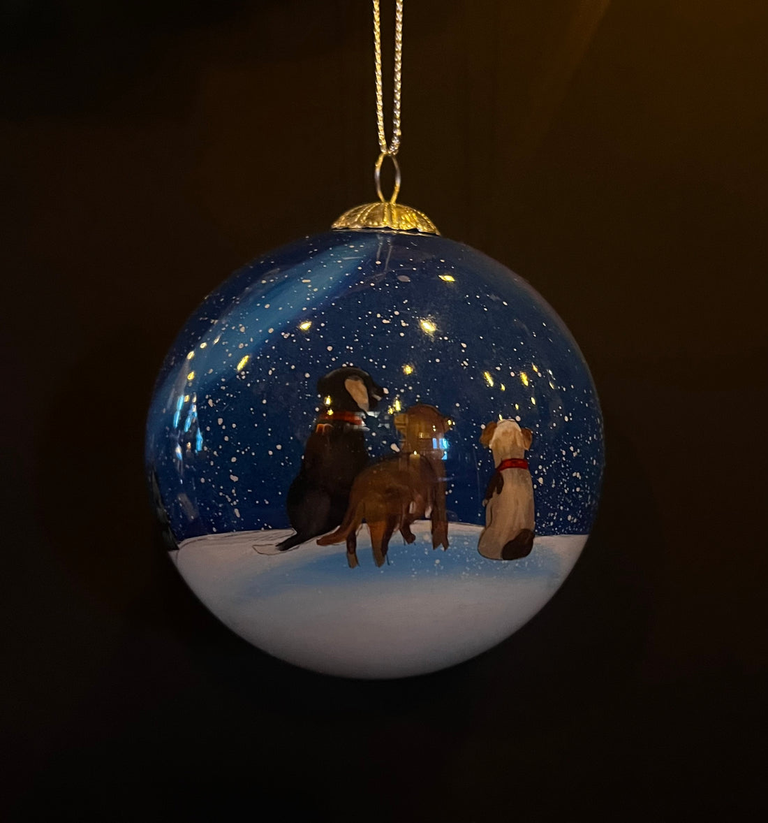 Handpainted Icelandic Glass Bauble - Gæfumunir