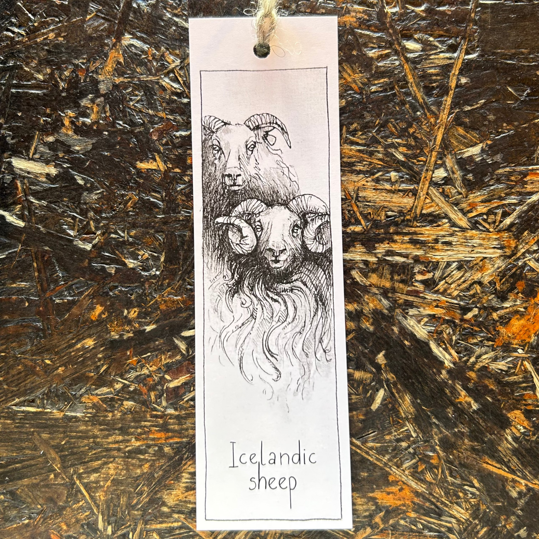Bookmark Single - Icelandic Sheep - Jana Tomanová