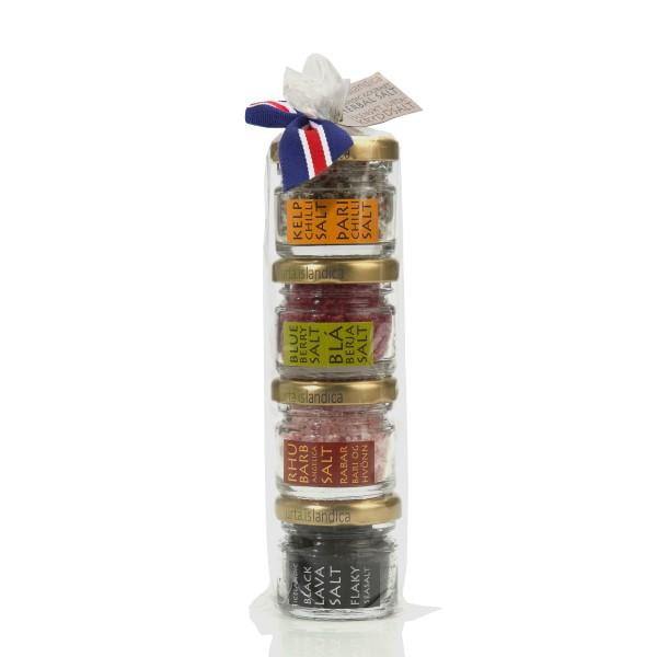 Icelandic Salt Gift Set Quatro (Chilli, Blueberry, Rhubarb, Black Lava)