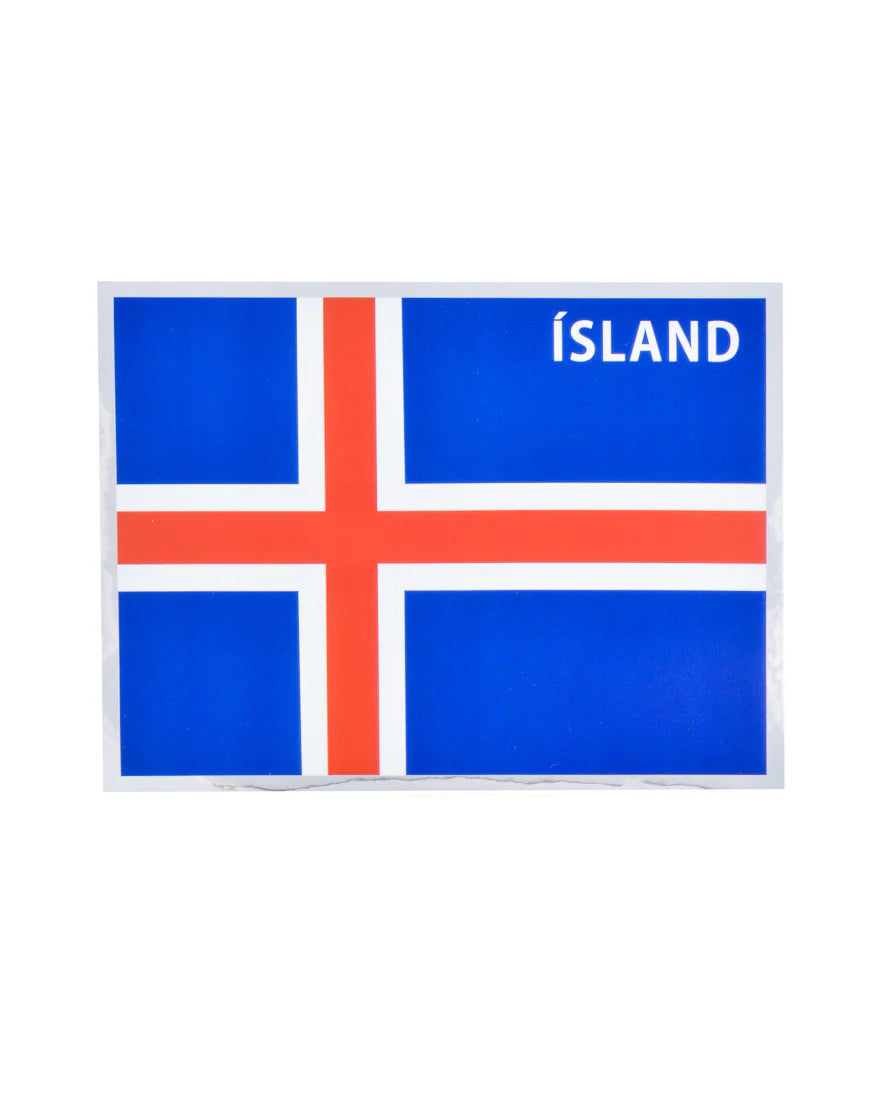 Sticker Icelandic Flag