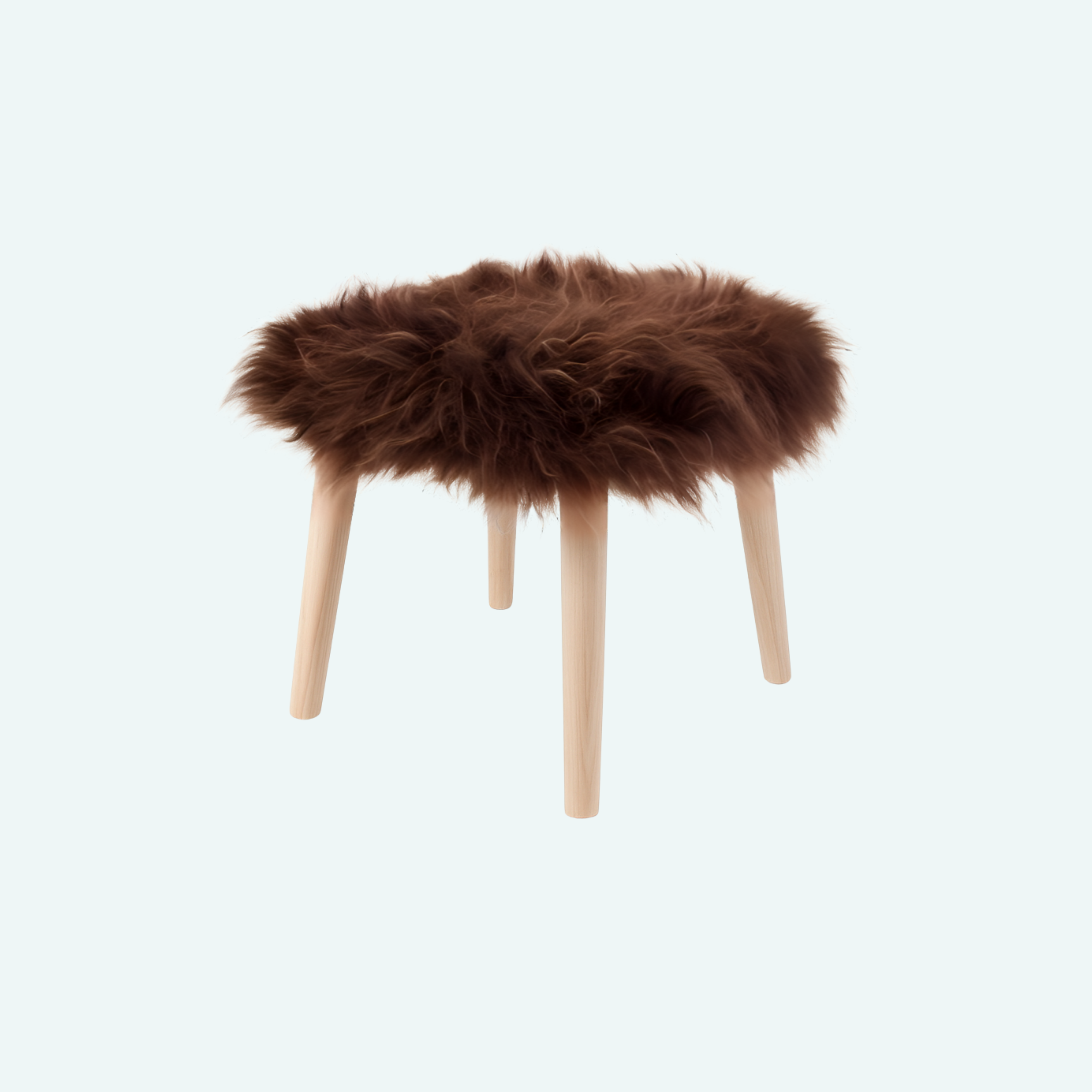 Stool Icelandic Sheepskin - Mamma Reykjavík