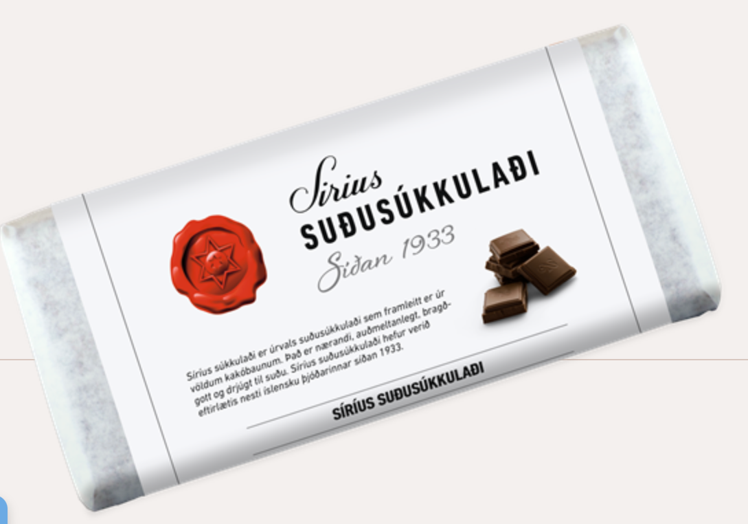 Icelandic Dark Chocolate 45% - 200g - Nói Síríus