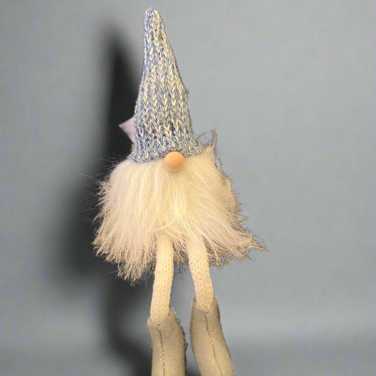 Sitting Elf White Beard - Small