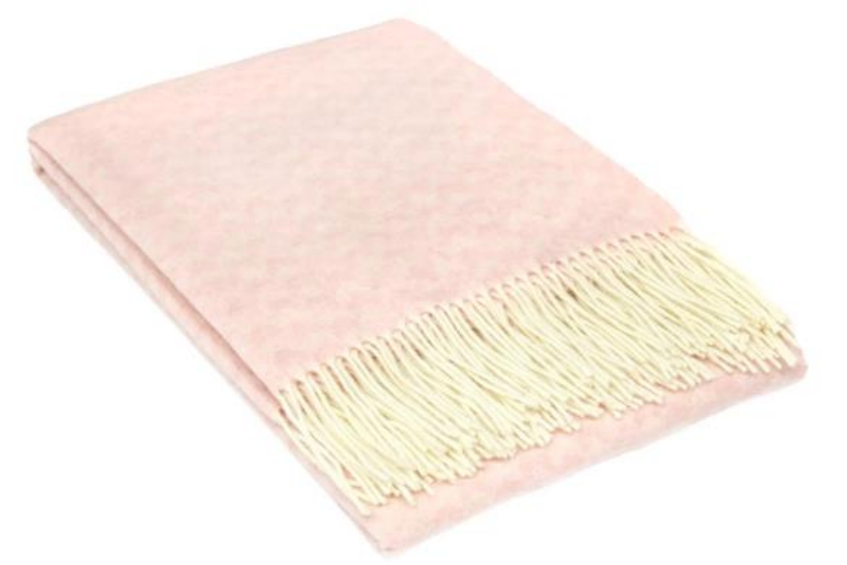 Cashmere Wool Blanket Mamma Reykjavík Light Pink