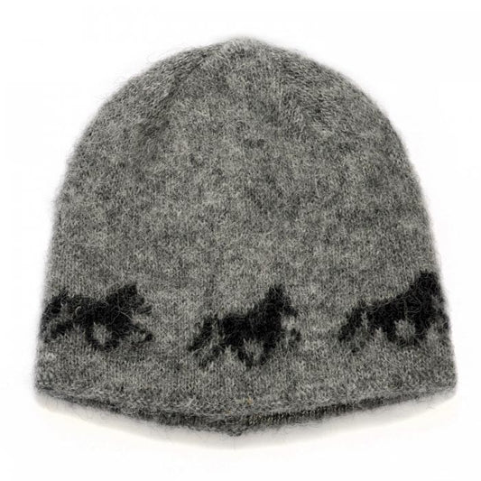 Wool Hat "Fákur" Grey - Kidka