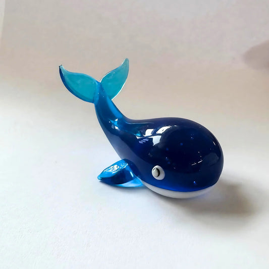 Glass Figurine Whale (Large) - Minjagripir.is